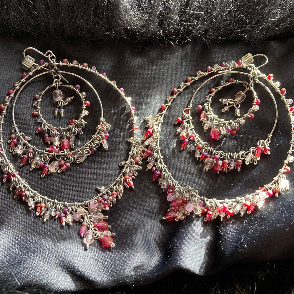 Chandelier style earrings